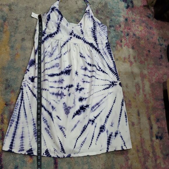 Victoria's Secret Supima Cotton Bra Tops Tie-Dye Halter Dress Size L - Picture 12 of 13